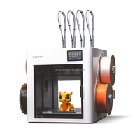 Nouvelle imprimante 3D FDM Snapmaker U1, imprimante 3D multi-couleurs à 4 têtes haute vitesse avec échange rapide des têtes en 5 secondes, imprimante 3D économe en matériaux