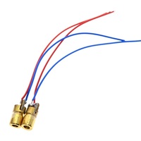 5V 650nm 5mW Adjustable Laser Dot Diode Module Red Sight Copper Head Mini Laser Pointer