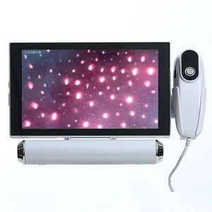 Analizador de alcance Micro Cámara Hair Wrap Skin Analyz Analizador de cabello portátil con pantalla
