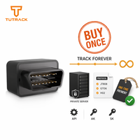 Achetez une fois, suivez à jamais : Traceur GPS OBD 4G Plug & Play en temps réel avec alarme de vibration, géolocalisation (GPS, BDS, LBS) et fonction de géolocalisation par géofence pour flotte