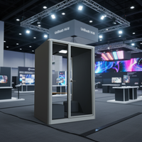Cabines de travail modernes et mobiles UNIBOOTH, durables, multifonctionnelles, insonorisées, en aluminium, pour bureaux, studios, maisons, hôtels