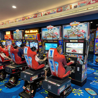 Machine de jeu d'arcade simulateur de course automobile Outrun 32 pouces à monnayeur pour aires de jeux