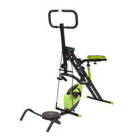 Factory Total Crunch 3 en 1 Horse Rider avec résistance à la ceinture et vélo d'exercice stationnaire et torsion de la taille