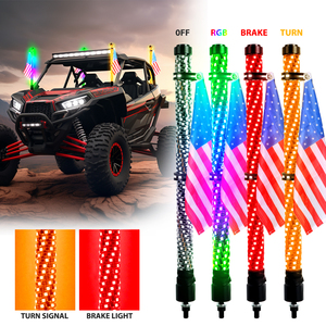 Piezas y accesorios Atv/UTV 1,3 1,7 2 pies ATV UTV látigo luces bandera poste antena cable luz para camión <span class=keywords><strong>Jeep</strong></span> <span class=keywords><strong>Wrangler</strong></span> JK 2007 - Product Image 6