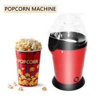 Machine commerciale professionnelle de pop-corn d'air chaud de Offre Spéciale électrique automatique cadeau de noël d'acier inoxydable
