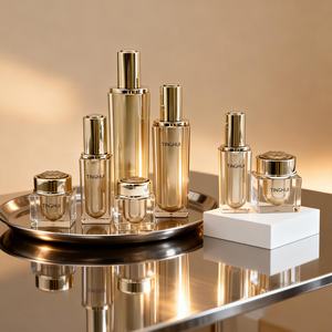 Ensemble d'emballages cosmétiques 30ml 50ml 100ml 120ml, flacon et boîte, pot à crème transparent 15g 30g 50g pour crème pour les yeux, crème pour le visage - Product Image 4