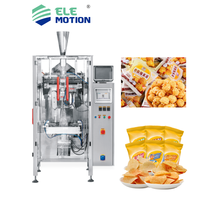 Machine de remplissage et de scellage verticale Elemotion avec moteur chinois pour l'emballage de sachets de riz, de snacks, de matériaux plastiques et en papier