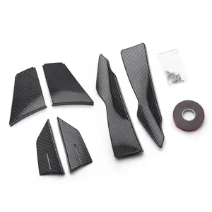 JDMotorsport88 Bộ Chia Mép Trước Bằng Sợi Carbon Vây Cản Thân Xe Cho BMW F80 M3 F82 F83 M4,2015- 2019