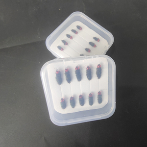 10 Anzuelos para Mosca en Caja, Anzuelos Nano <span class=keywords><strong>Bug</strong></span> 12 # 14 # 16 # 18 #   Micro Bait Luya Bionic White Strip Horse <span class=keywords><strong>Mouth</strong></span> - Product Image 6