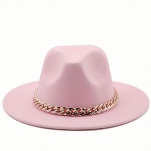 Chapeaux Fedora en Polyester et Coton Style Personnalisé avec Chaîne Dorée pour Fêtes et Pêche Unisexe – Vente en Gros Chine – Abordables - Product Image 2