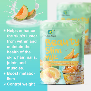 Nahrungsergänzungsmittel Beauty Milchpulver Kollagen Hyaluronsäure Garcinia L-Carnitin 180g 12 Beutel Beauty <span class=keywords><strong>Slim</strong></span> Milchtee - Product Image 6