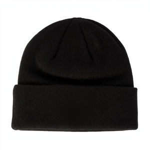 Gorros de lana al por mayor para invierno para adultos, con patrón de dibujos animados, para uso en la playa, con logotipo personalizado bordado, de acrílico/lana tejida - Product Image 1