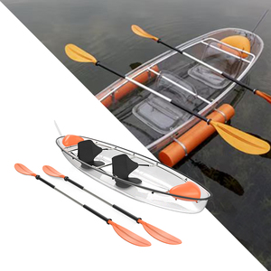 Các nhà sản xuất đại dương tùy chỉnh 1 người 245x70x29cm xem thông qua trong suốt xuồng nhựa du lịch ngồi bên trong rõ ràng <span class=keywords><strong>Kayak</strong></span> cho bán - Product Image 5