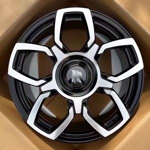 Rines de Aluminio Forjado de 20, 21 y 22 Pulgadas con Diseño Multirradio en Negro para Modelos Cullinan BB Edition - Product Image 1