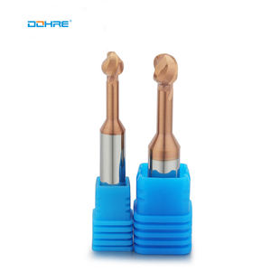 Dohre pabrikan Oem kustom bola karbida Tungsten bentuk T lolipop lengkungan Endmill pemotong penggilingan - Product Image 2