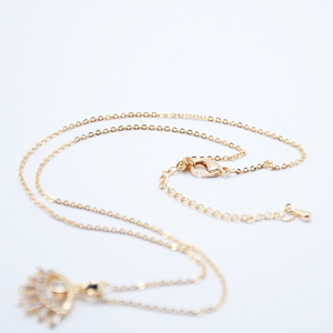 2025ใหม่ลดกระหน่ำสร้อยคอทองเหลืองเซอร์คอนปรับแต่งได้พร้อมส่ง - Product Image 4