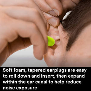 Prix <span class=keywords><strong>d</strong></span>'usine chinois Orange PU éponge matériel étanche <span class=keywords><strong>Anti</strong></span>-bruit <span class=keywords><strong>bouchons</strong></span> <span class=keywords><strong>d</strong></span>'oreille filaire avec forme de balle - Product Image 6