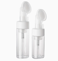 Botol Kosong Pembersih Wajah Berbusa 8oz 60ml 50ml 120ml 200ml 250ml Dispenser Sabun Plastik PET Bulat 150ml Botol Pompa Busa