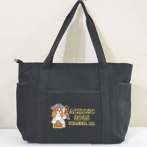 กระเป๋าผ้าแคนวาสรีไซเคิลอเนกประสงค์ลายสวยงามสำหรับผู้หญิง - สามารถเลือกสีและขนาดได้ เหมาะสำหรับการช้อปปิ้ง ไปเที่ยวชายหาด - Product Image 2