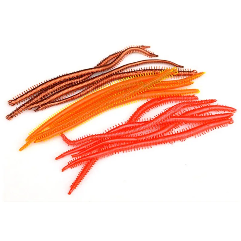 SNEDA Wholesale 10Pcs/20Pcs/Tas Lembut Lure 130Mm/2G Cacing Buatan Cacing Tanah Laut Memancing Umpan