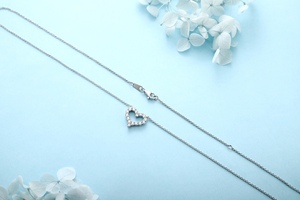 Dk 0.5ct IGI Vòng phòng thí nghiệm-grown Kim Cương Vòng cổ với 18K vàng Wedding party Quà Tặng trực tiếp nhà máy cung cấp - Product Image 3