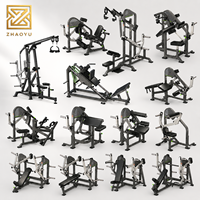 ZY Commercial Plate Loaded Chest Supported Row Machine – Appareil de musculation dorsale pour salle de sport, 3 positions de chargement