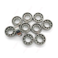Hybrid Ceramic Ball Bearing R188 with Ss Rings & Double Ribbon Retainer & 10 Zro2 Balls 6.35mm X 12.7mm X 4.7mm