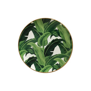 Wholesale Kitchen Utensils Bone China Leaves Plate Ceramic Dinnerware Plates Porcelain <b>Dinner</b> <b>Set</b> - Product Image 3