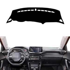 3 Couleurs Ancien Modèle Antidérapant Anti-Poussière Polyester Fibre Tapis de Tableau de Bord de Voiture pour <span class=keywords><strong>Peugeot</strong></span> <span class=keywords><strong>2008</strong></span> 2019-2022 - Product Image 1