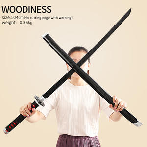 Épées <span class=keywords><strong>Katana</strong></span> Cosplay en Bambou Taille Réelle 104cm 75cm Acero Bradley <span class=keywords><strong>Demon</strong></span> <span class=keywords><strong>Slayer</strong></span> One Piece Bleach - Product Image 2