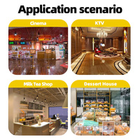 Seau à popcorn et boîtes à poulet jetables à grande capacité avec logo personnalisé de l'usine Jiehui pour les contenants de restauration rapide à emporter