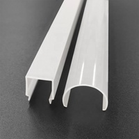 Striola Luminaire Fluorescent Blanc Lait Respectueux de l'Environnement Couvercle de Lampe en Plastique PC