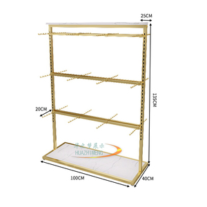 Tùy Chỉnh Vàng Bán Lẻ Đồ Lót Hiển Thị Quần Áo Cửa Hàng Hiển Thị Giá Đứng Kim Loại Quần Áo Hiển Thị Kệ - Product Image 6
