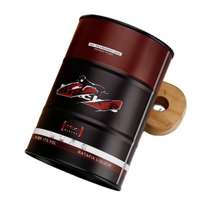 <strong>Large</strong> Capacity 750ml <strong>Tin</strong> Barrel for Whiskey Cocktail Vodka <strong>Tin</strong> <strong>Can</strong> - Product Image 1