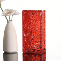 Blocs de verre carrés personnalisés pour l'extérieur, briques de verre creuses colorées pour la gravure, blocs de verre gravés
