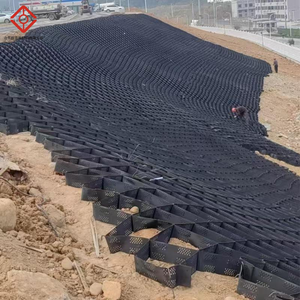 Géocell Qianyuan de haute qualité, stabilisateur de <span class=keywords><strong>gravier</strong></span> en HDPE personnalisable pour allées, chemins, pentes et jardins - Product Image 4