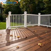 Système de clôture en WPC pour aménagement paysager, alliant sécurité et beauté visuelle pour la décoration de jardin.