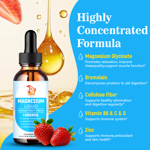 Premium High Boost Energy Help Stress Management Magnesium <b>Liquid</b> Drops with 100mg Magnesium Supplement Drops - Product Image 4