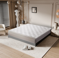 Matelas Grand Lit de Haute Qualité, Vente en Gros Usine, Design Moderne, Ressorts Comprimés, Meuble de Maison Pas Cher pour Chambre à Coucher