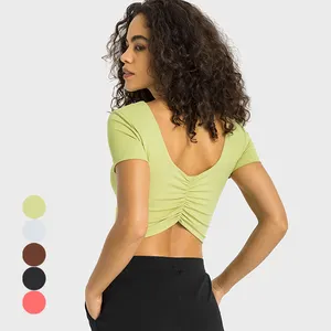 Tops Yoga Mujer Women'S Yoga Tops Green Women Yoga Top