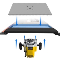 Sierra de Mesa con Fresadora y Plataforma para Fresadora LUXTER 220V 210mm 1500W para Carpintería