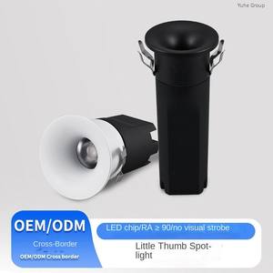 Modern Commercial Adjustable COB Anti-Glare LED Spotlight for Home Office & Hotels IP65 Rated Dimmable <b>Touch</b> Switch - Product Image 6