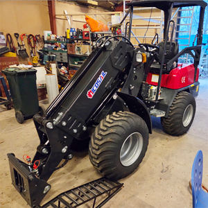 Wheel <span class=keywords><strong>Loader</strong></span> Diesel Teleskopik Berkualitas Tinggi untuk Pertanian 4WD, <span class=keywords><strong>Compact</strong></span> <span class=keywords><strong>Front</strong></span> End <span class=keywords><strong>Loader</strong></span>, <span class=keywords><strong>Mini</strong></span> Wheel <span class=keywords><strong>Loader</strong></span> Boom Teleskopik untuk Kebun - Product Image 3