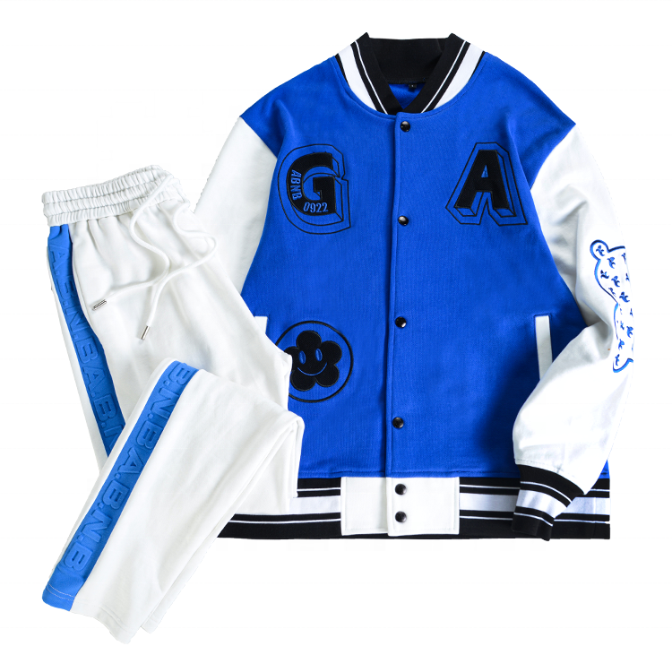 Custom Mens Clothing Reflective Plain Tracksuit