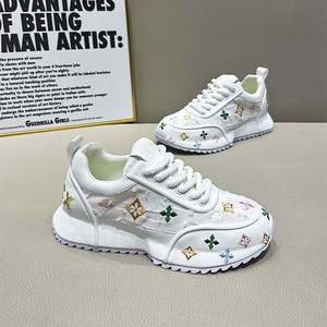 Chaussures décontractées tendance pour hommes 2026, respirantes, printemps-été, avec motif brodé sur la semelle - Product Image 1