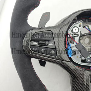 Nuevo Producto, Volante Deportivo de Fibra de Carbono y Alcántara con LED para BMW Serie G, M3 G20 G30 G80 M4 G82 M5 CS - Product Image 2