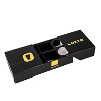 LOKYO Emballage en carton pour aliments frits, gâteaux de thé de l'après-midi, plateaux alimentaires personnalisés, boîte en papier traiteur personnalisée