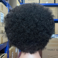 Perruque Courte Bouclée Afro Pixie 13x4 en Dentelle, Cheveux Humains Brésiliens Frisés, Vente en Gros Directe Usine pour Femmes Africaines