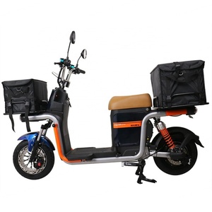 New Delivery Electric <b>Bicycle</b> 1000W Motor and 14 Inch Fat Tire Electric Scooter Front and Rear Shelves Electric Delivery <b>Bicycle</b> - Product Image 2