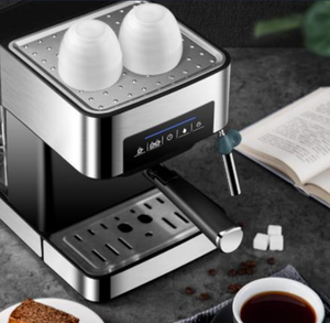 3 1 Semi-Automatic Espresso Coffee <strong>Machine</strong> Black Crystal Touch Screen 20Bar Extraction Stainless Steel 1.6L Household RV - Product Image 2